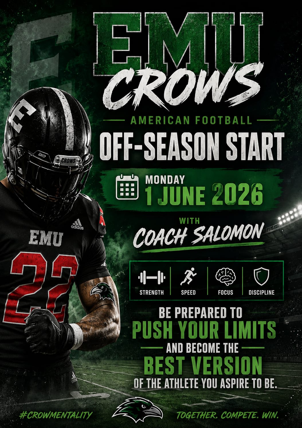 Emu Crows Off-Season Training starts